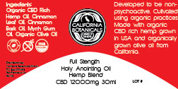 Holy Anointing Oil with FEHO (Full Strength)